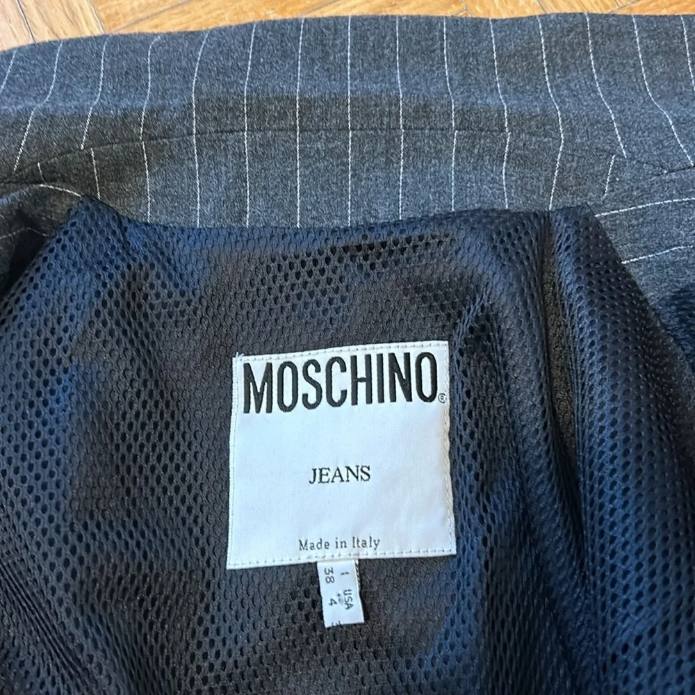Moschino.  Pinstripe Women's Blazer - Picture 3 of 16